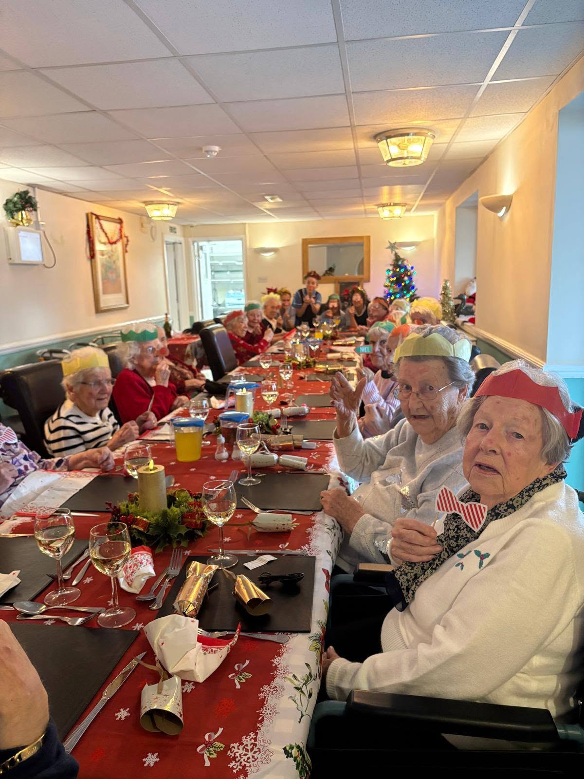 Christmas party at Hollymead House